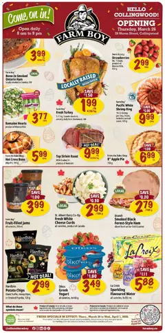Preview of leaflet Farm Boy weekly flyer / circulaire from shop Farm Boy is valid from Mar 26, 2026