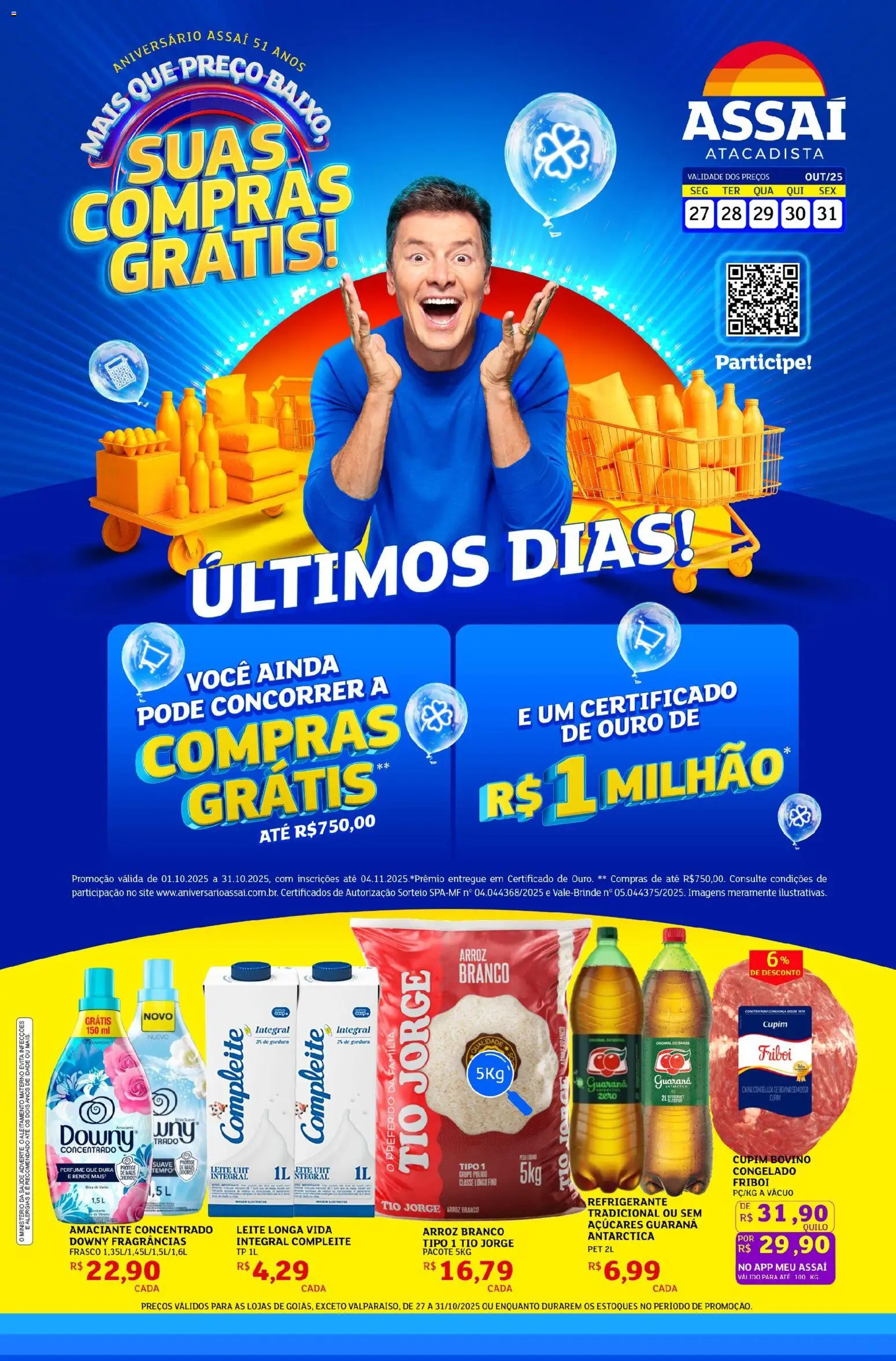 Assaí Atacadista folheto "Encarte - GO" válido a partir de 27/10/2025 - número de página 1