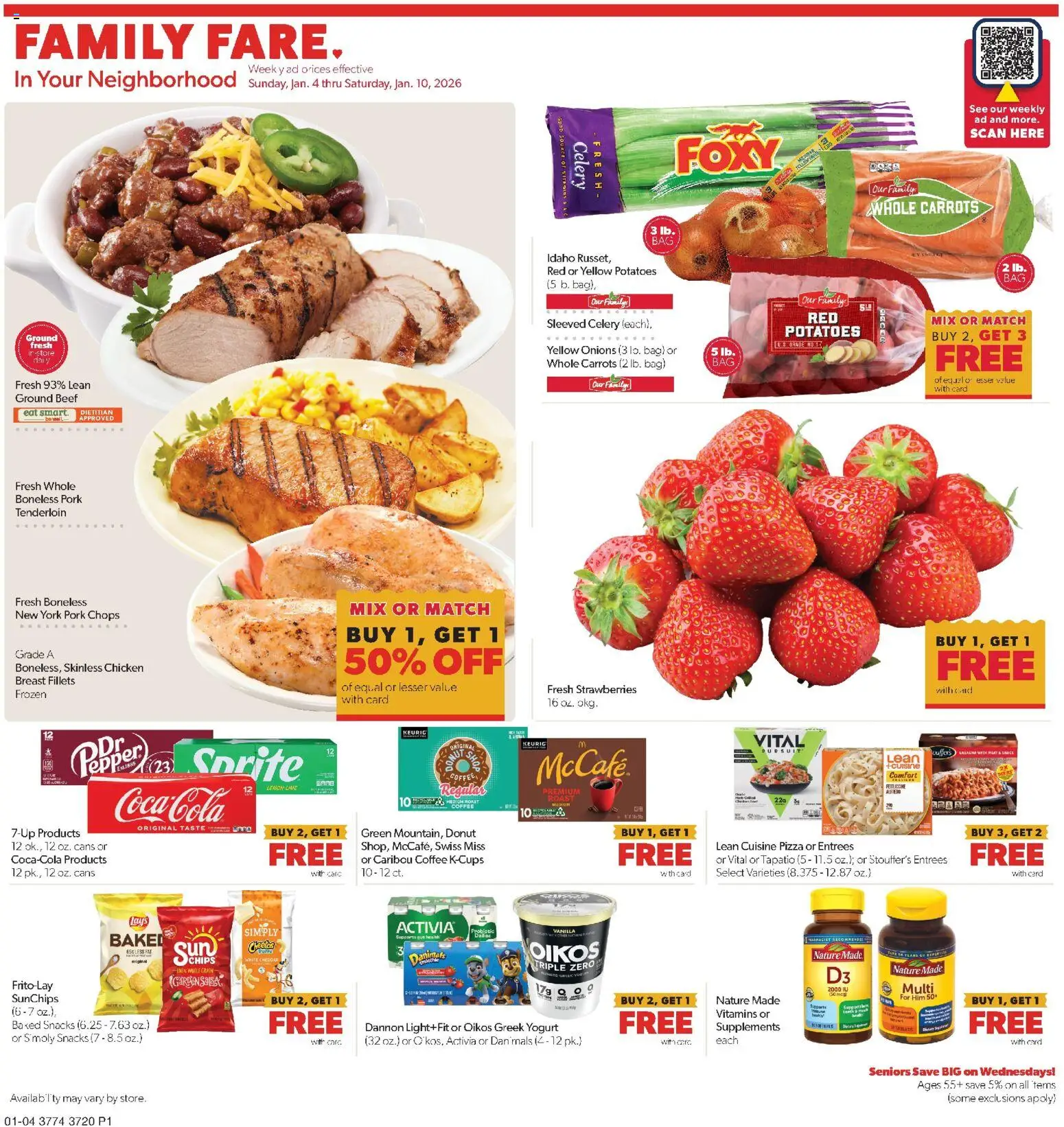 Ad Preview of Family Fare Weekly Ad from 01/04/2026