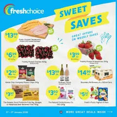 Preview of catalogue Catalogue from shop FreshChoice valid 5 Jan 2026
