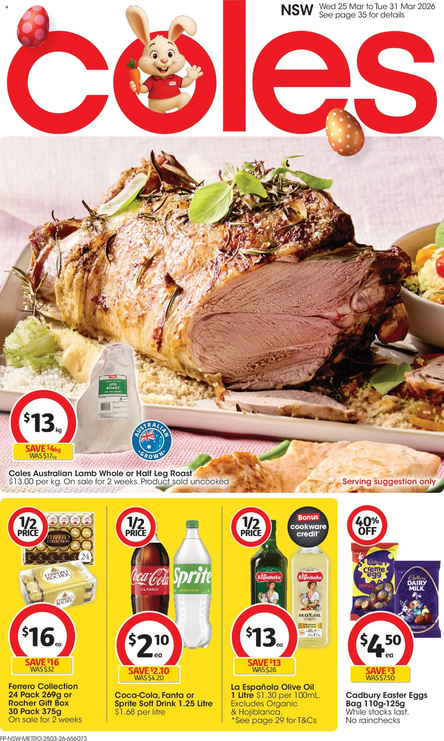 Preview of catalogue Coles catalogue from shop Coles valid 25/03/2026