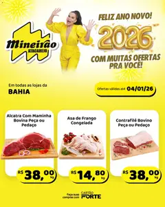 Pré-Visualização do folheto "Ofertas da semana" da loja Mineirão Atacarejo válido a partir de 29/12/2025