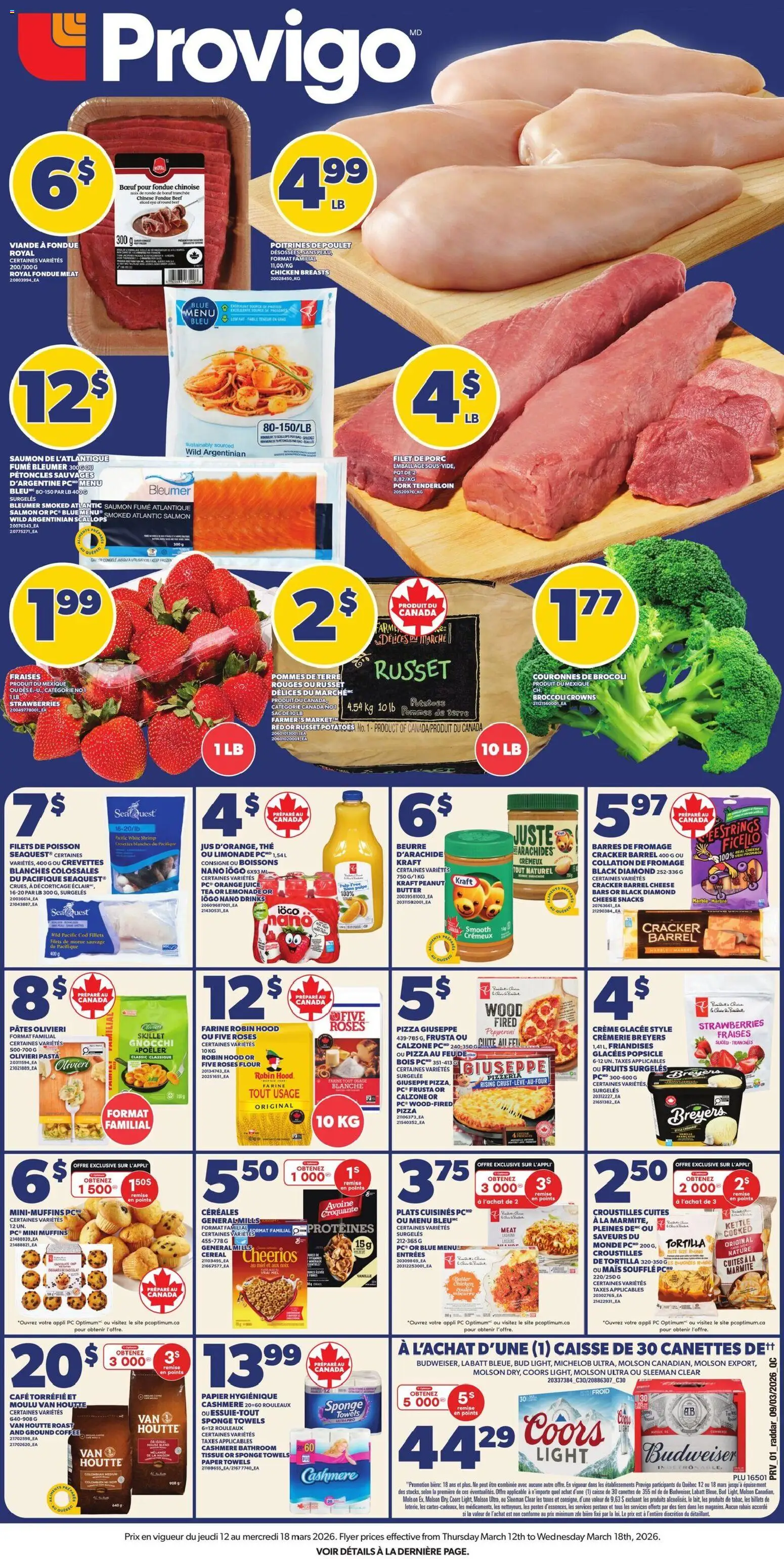 Preview of leaflet Provigo weekly flyer / circulaire from shop Provigo is valid from Mar 12, 2026