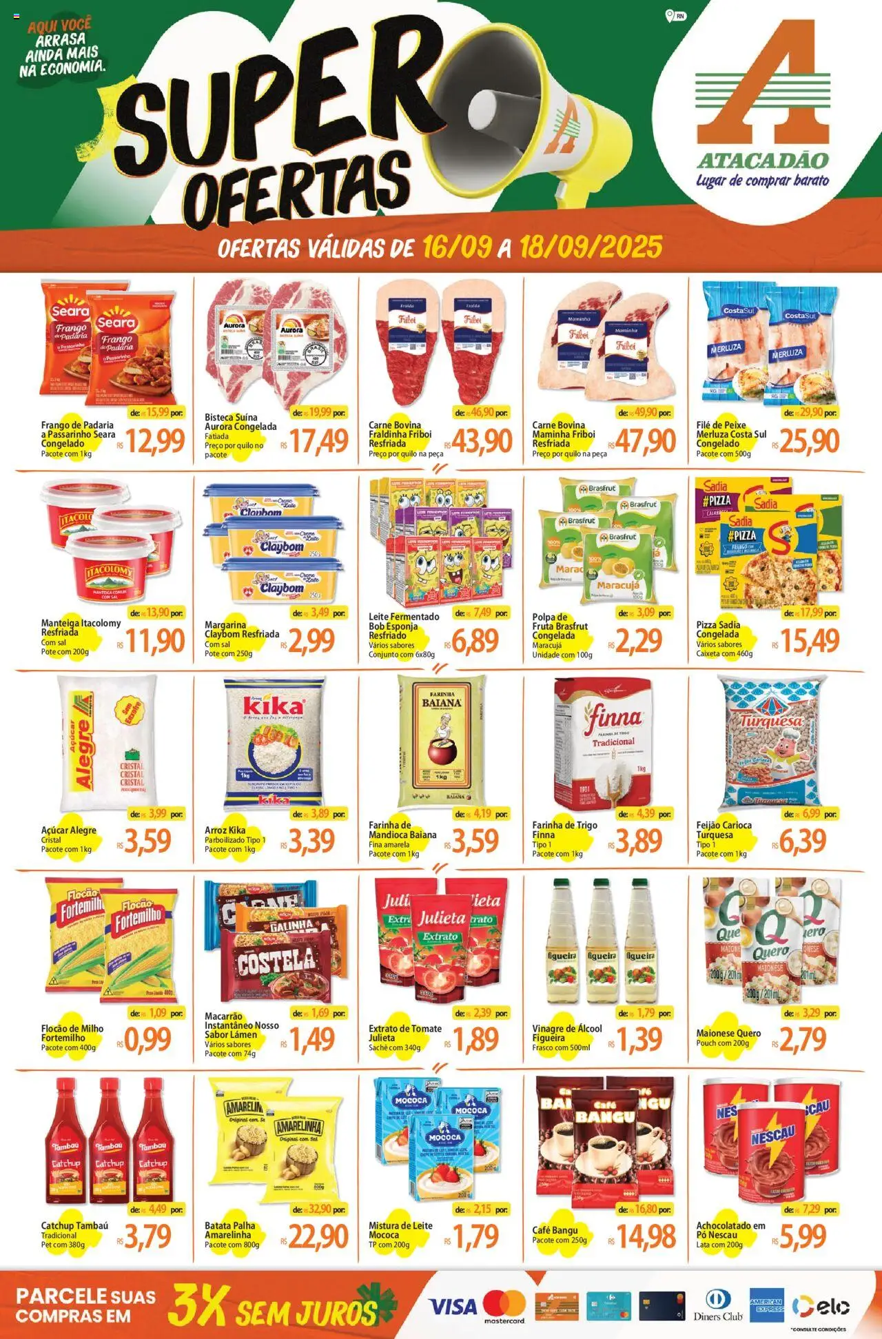 Atacadão folheto "Ofertas - RN" válido a partir de 16/09/2025 - número de página 1