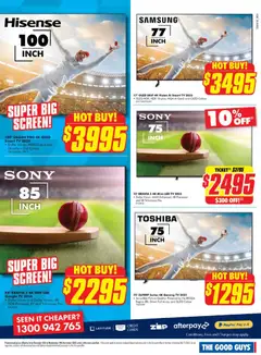 Preview of catalogue Black Friday from shop The Good Guys valid 12/11/2025 | Page: 12