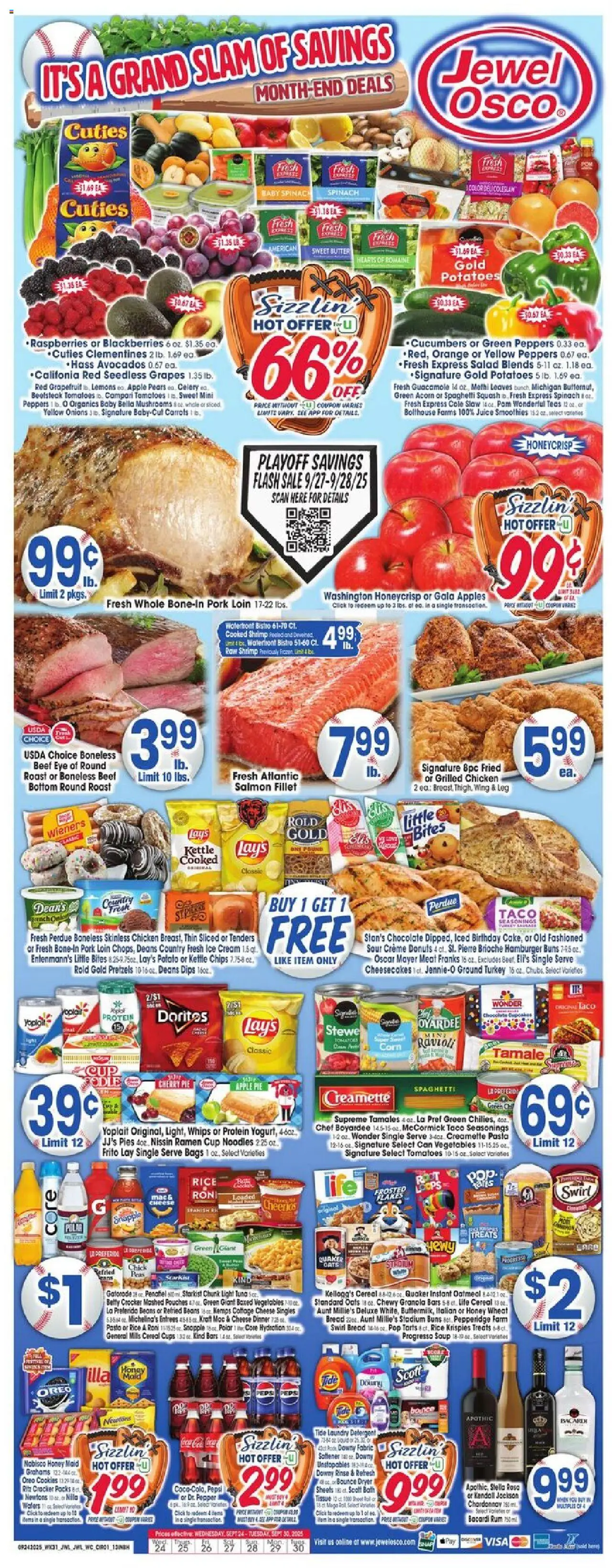 Jewel Osco Weekly Ad - IN from 09/24/2025 - Flyer - Page number 1
