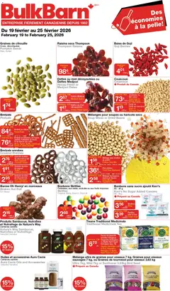 Un aperçu du dépliant Weekly flyer / circulaire du magasin Bulk Barn est valide à partir 19 févr. 2026