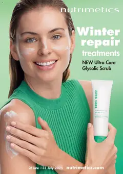 Preview of catalogue Nutrimetics Brochure Winter repair treatments from shop Nutrimetics valid 01/07/2025
