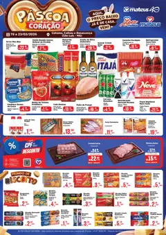 Pré-Visualização do folheto "Mateus ofertas Páscoa do Coração" da loja Mateus válido a partir de 19/03/2026