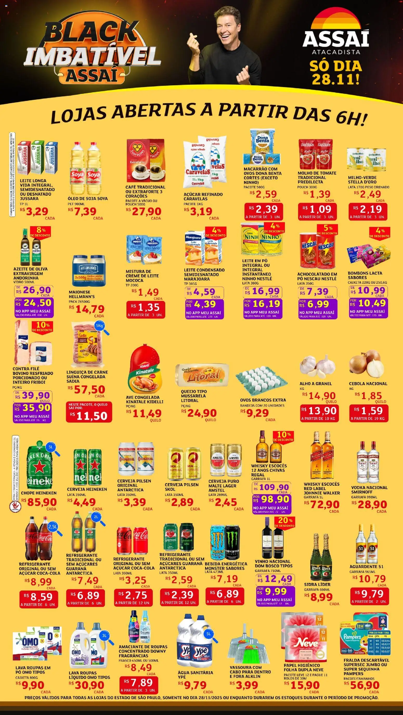 Pré-Visualização do folheto "Encarte - SP" da loja Assaí Atacadista válido a partir de 28/11/2025