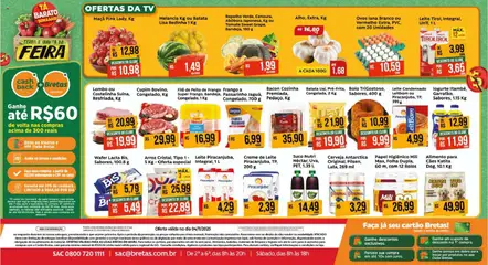 Pré-Visualização do folheto "Ofertas do Dia" da loja Bretas válido a partir de 04/11/2025