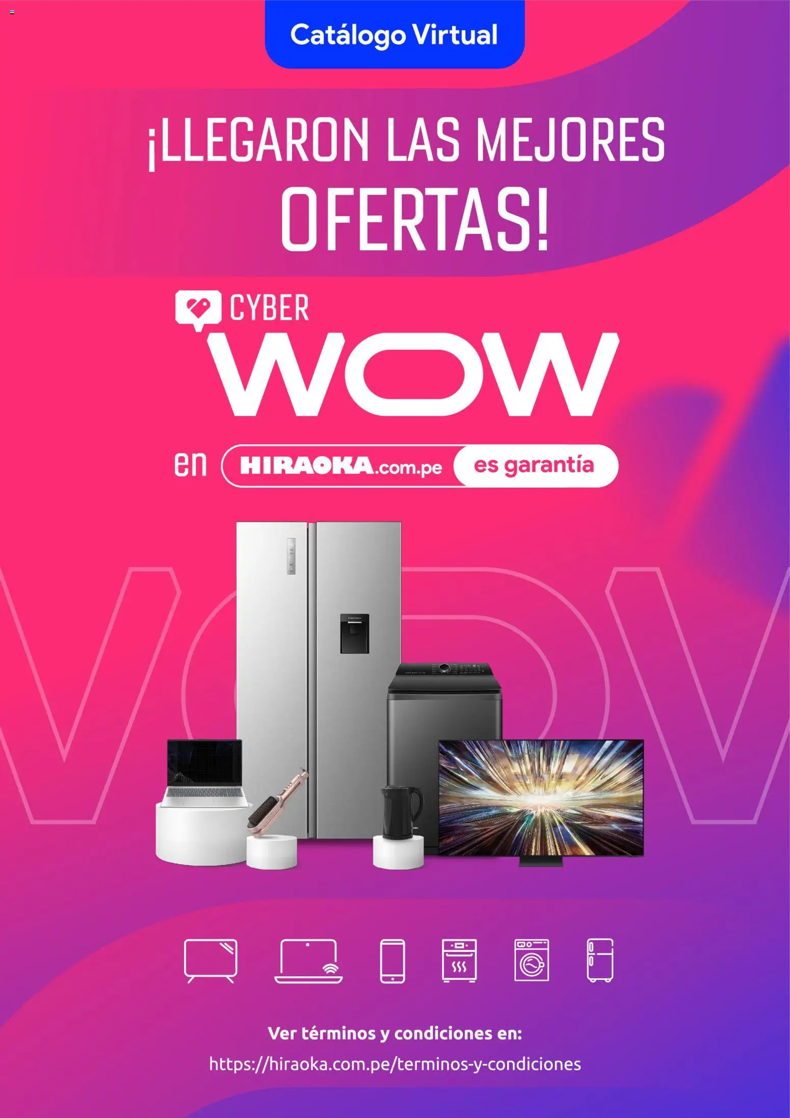 Vista previa de Cyber Wow de la tienda Hiraoka válido desde 03/11/2025