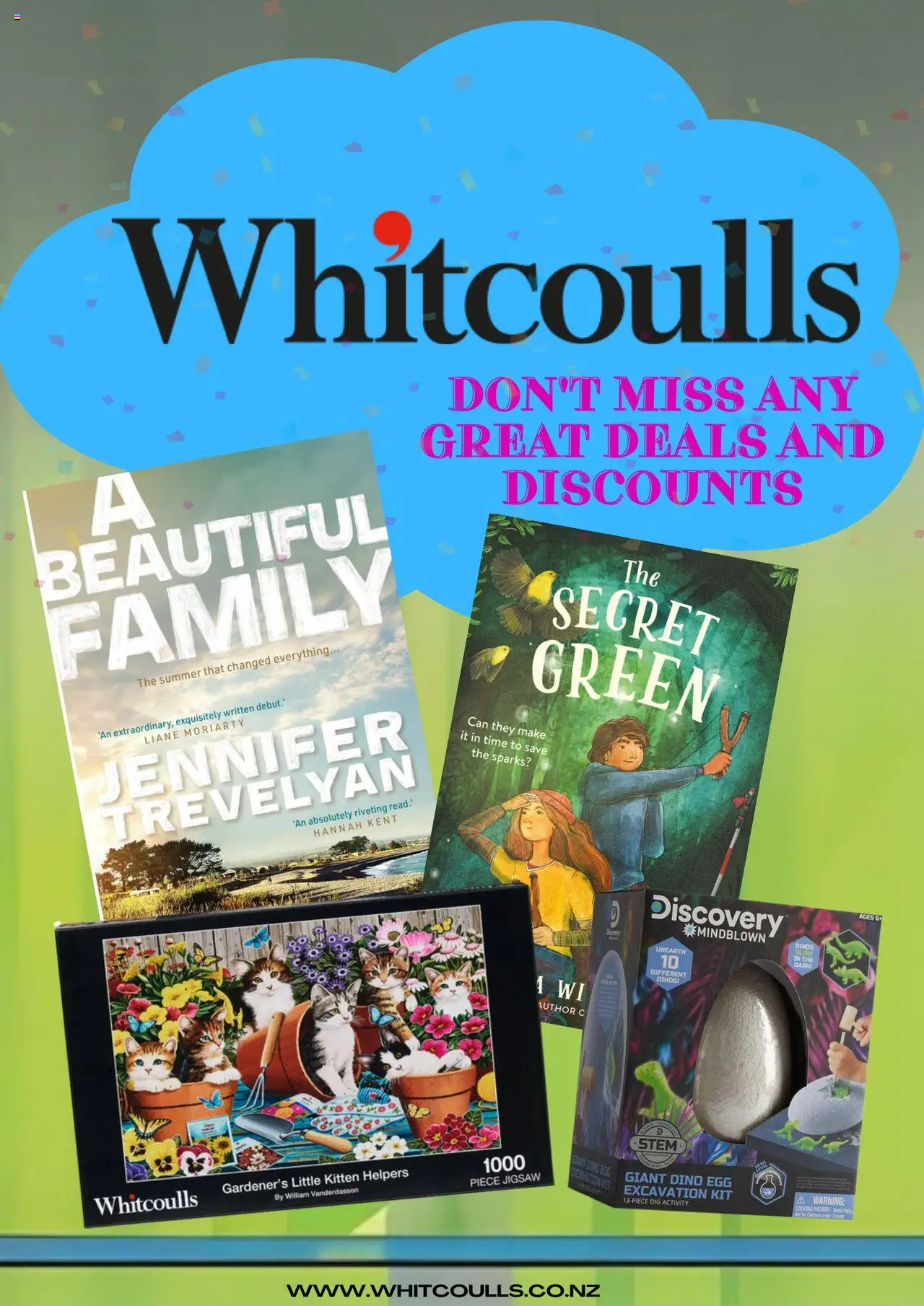 Catalogue Whitcoulls catalogue valid from 21 Jul 2025 - page 1