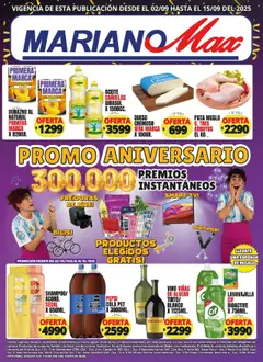 Vista previa del folleto de la tienda Mariano Max válido desde el 02/09/2025 