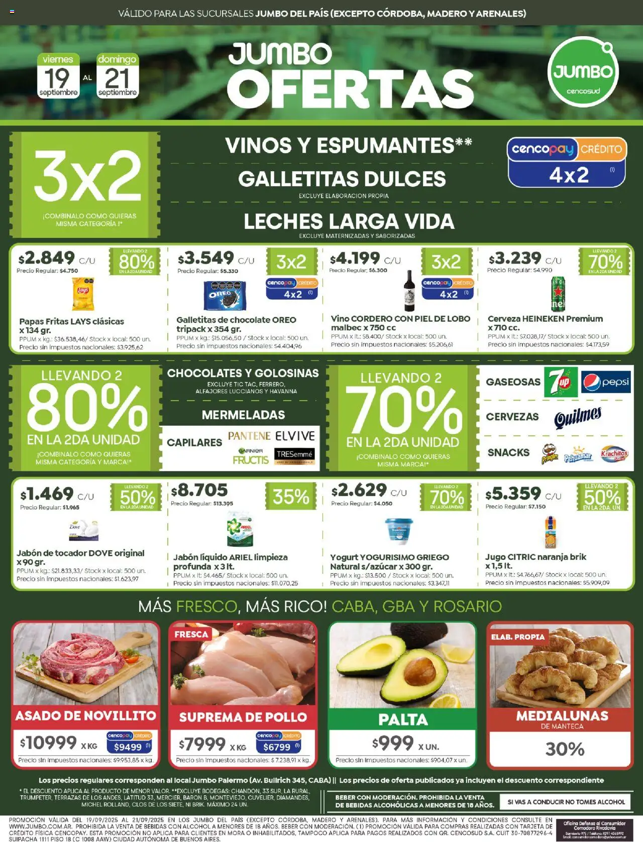Jumbo Ofertas | Rosario del 19/09/2025 >> Catálogo