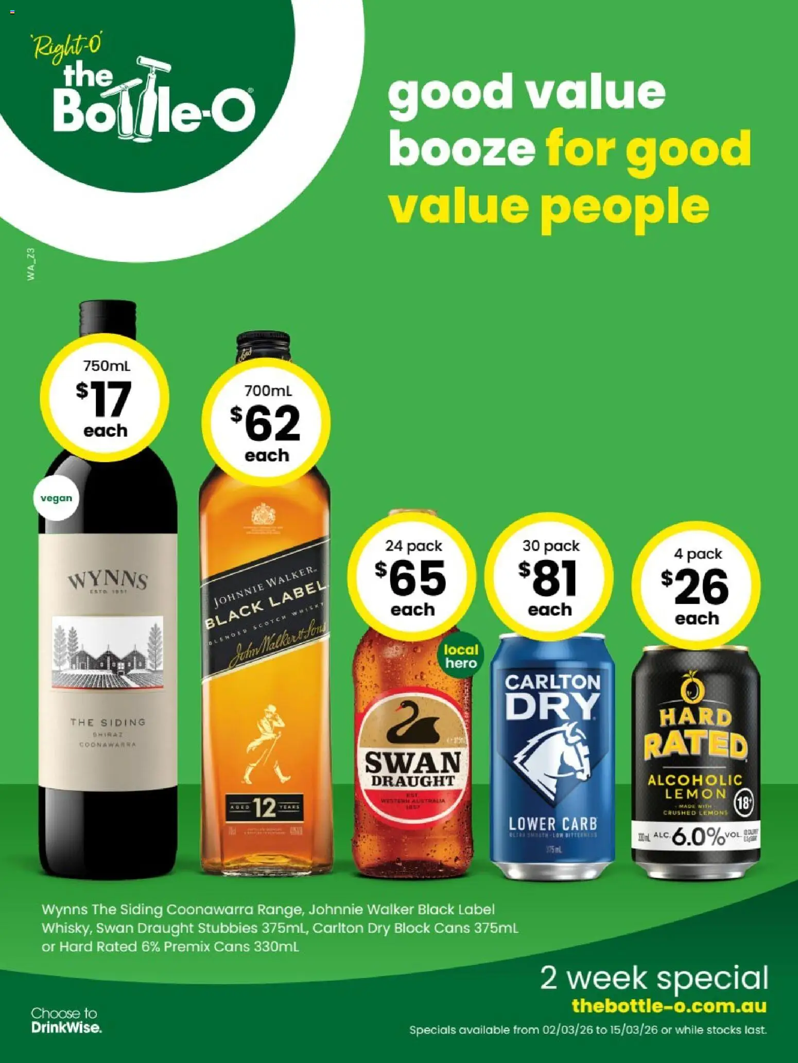 Preview of catalogue The Bottle-O catalogue BREMER BAY from shop The Bottle-O valid 02/03/2026
