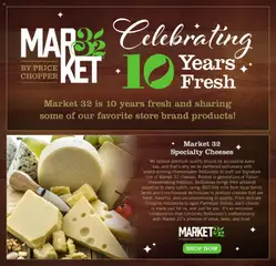 Ad Preview of Price Chopper Ten Year Anniversary from 09/14/2025