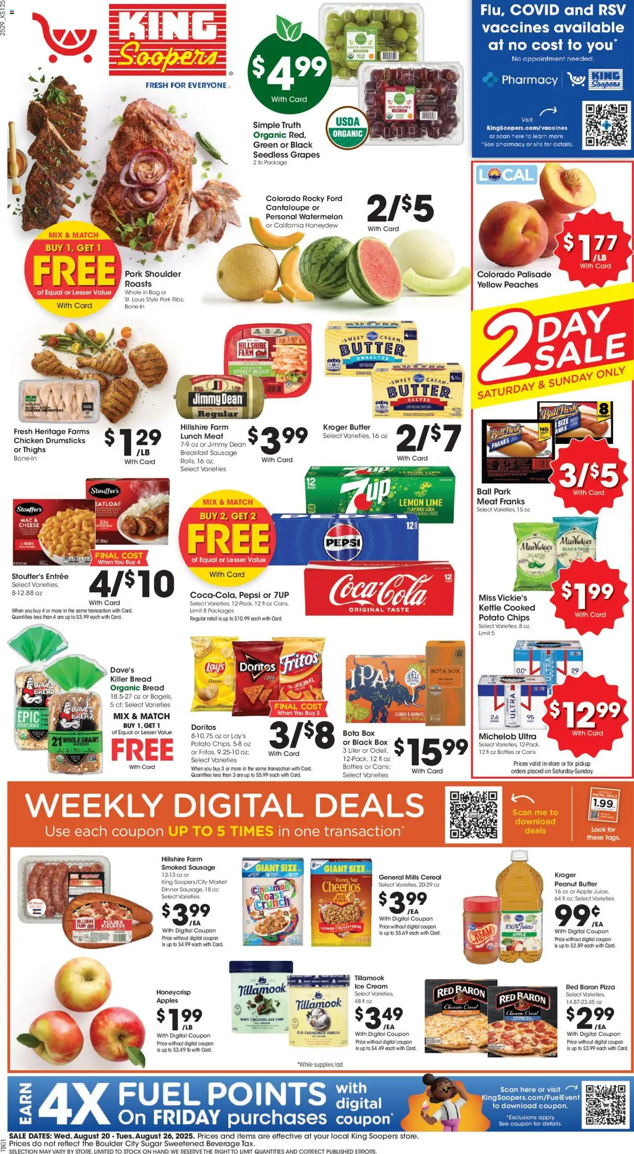 King Soopers Weekly Ad from 08/20/2025 - Flyer - Page number 1