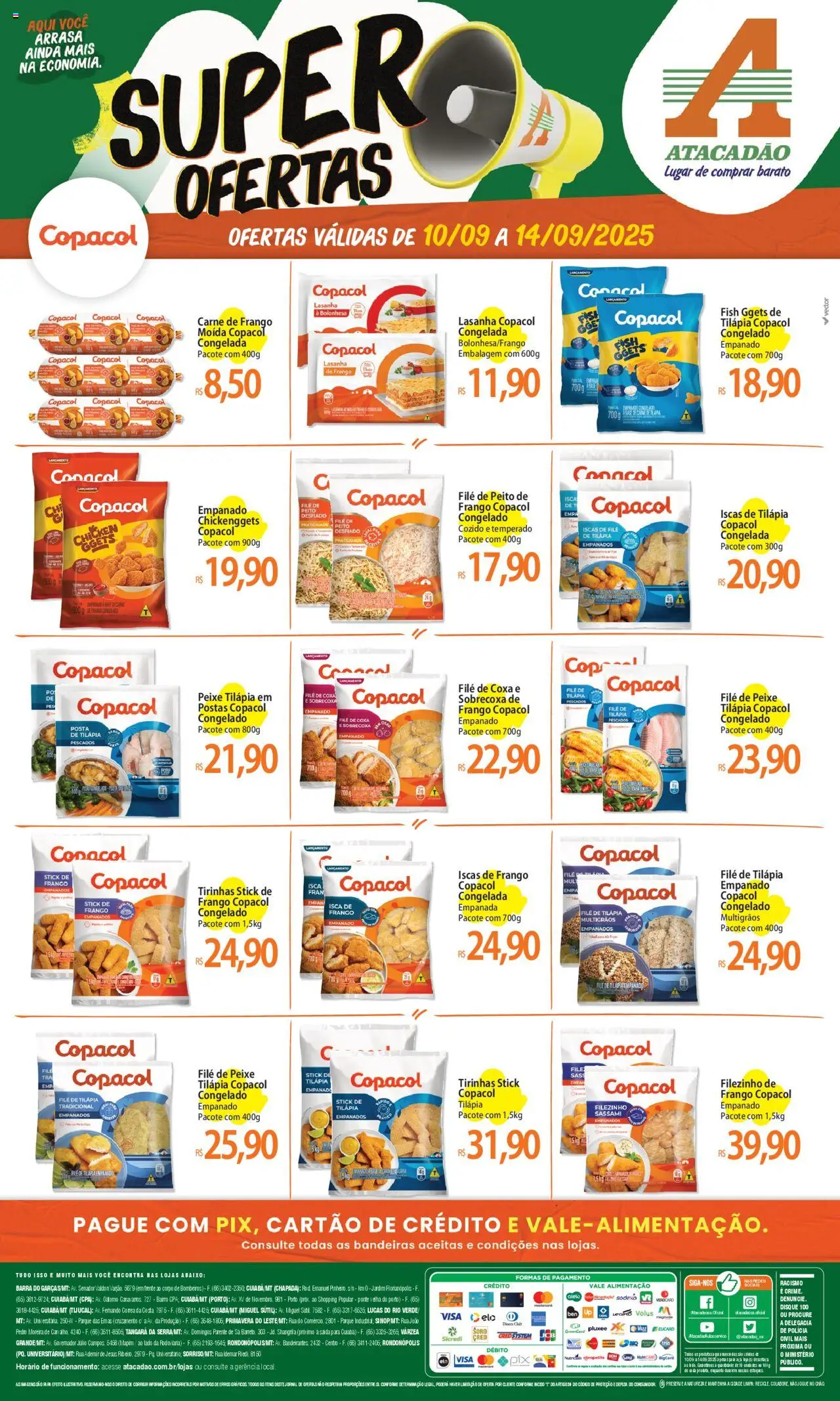 Atacadão folheto "Ofertas - MT" válido a partir de 10/09/2025 - número de página 1