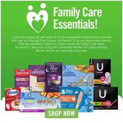 Ad Preview of Price Chopper Family Care Essentials from 08/24/2025