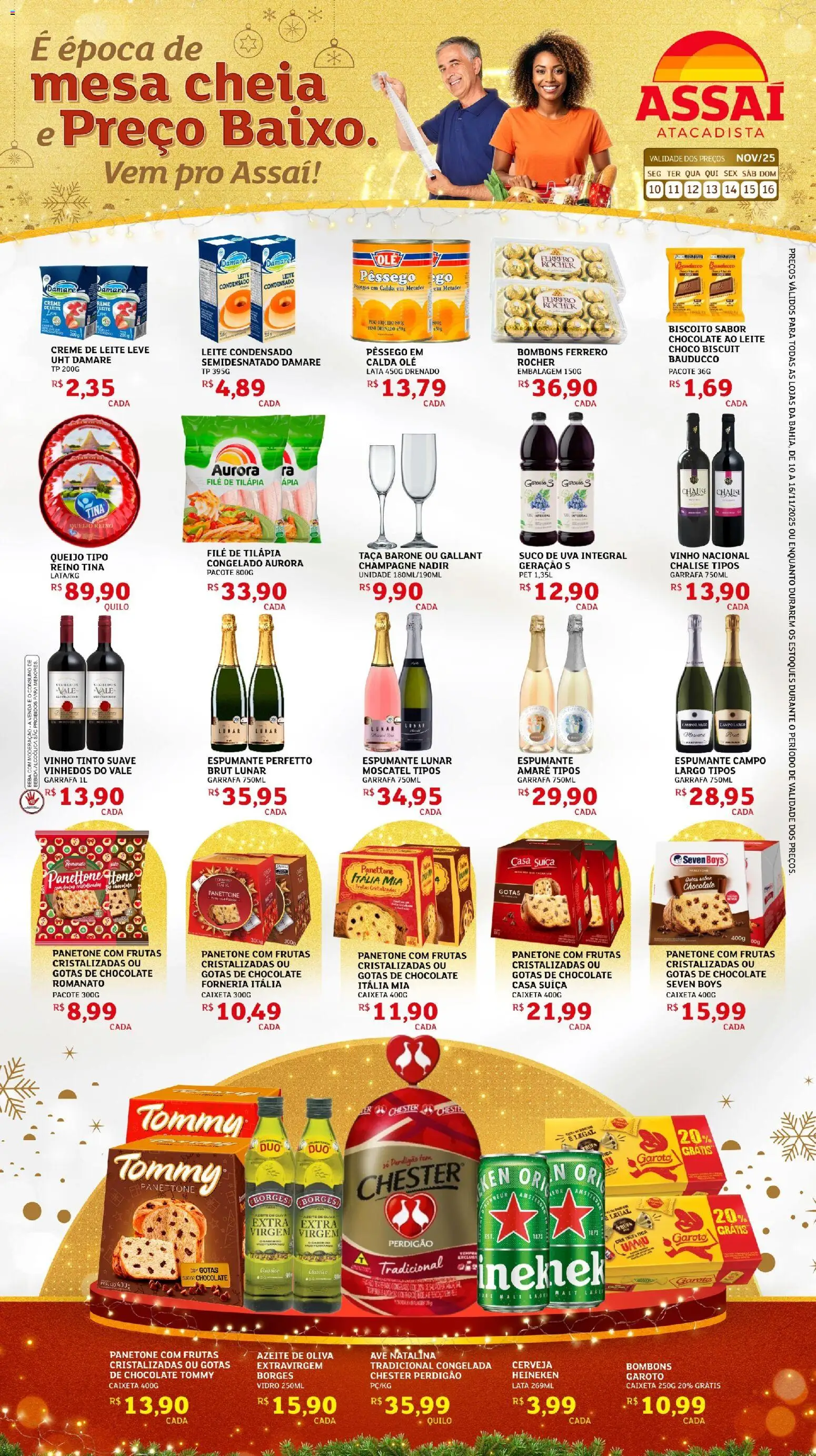 Pré-Visualização do folheto "Encarte - BA" da loja Assaí Atacadista válido a partir de 10/11/2025