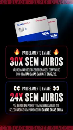 Pré-Visualização do folheto "Black Friday" da loja Casas Bahia válido a partir de 02/12/2025
