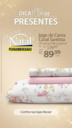Pré-Visualização do folheto "Ofertas de Natal" da loja Pernambucanas válido a partir de 04/12/2025
