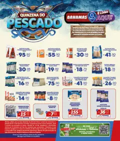 Pré-Visualização do folheto "Ofertas Quinzena do Pescado" da loja Bahamas Supermercados válido a partir de 01/09/2025