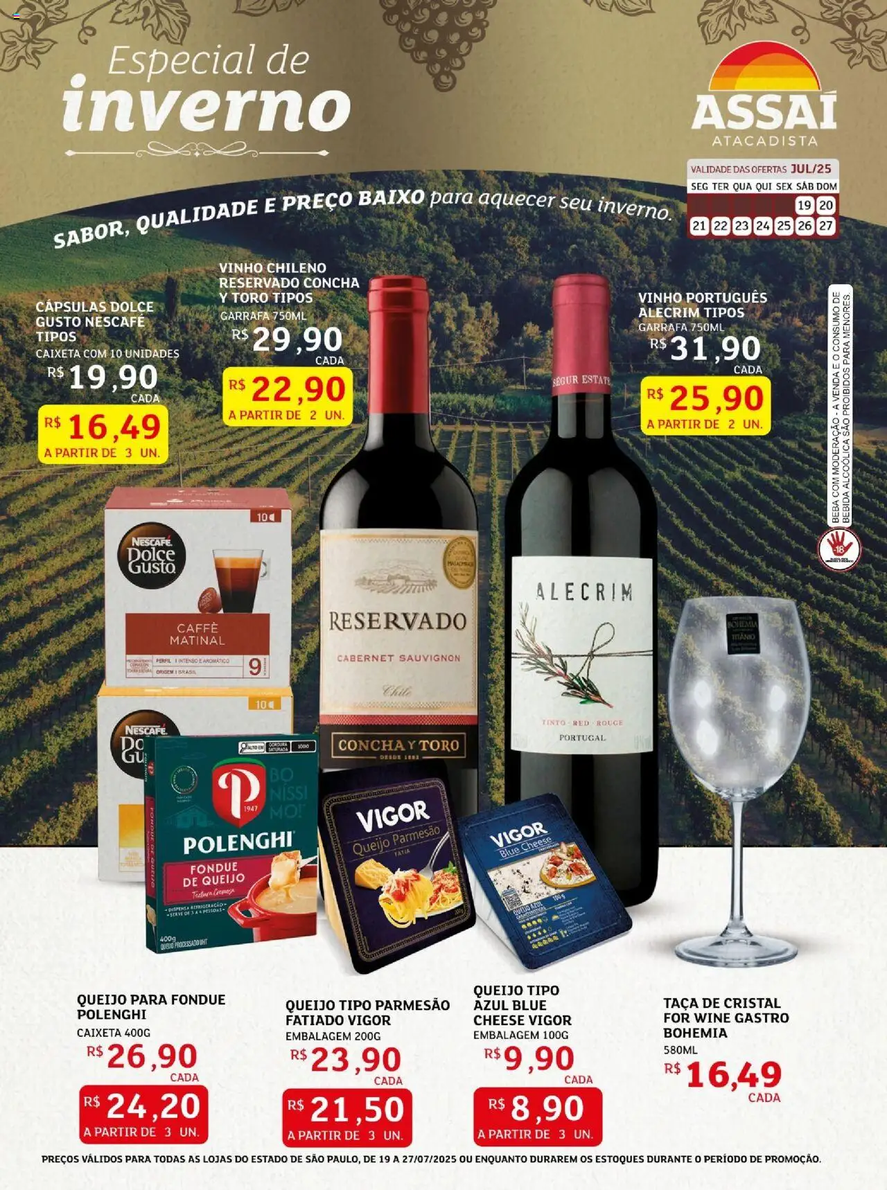 Assaí Atacadista folheto "Encarte - SP" válido a partir de 19/07/2025 - número de página 1