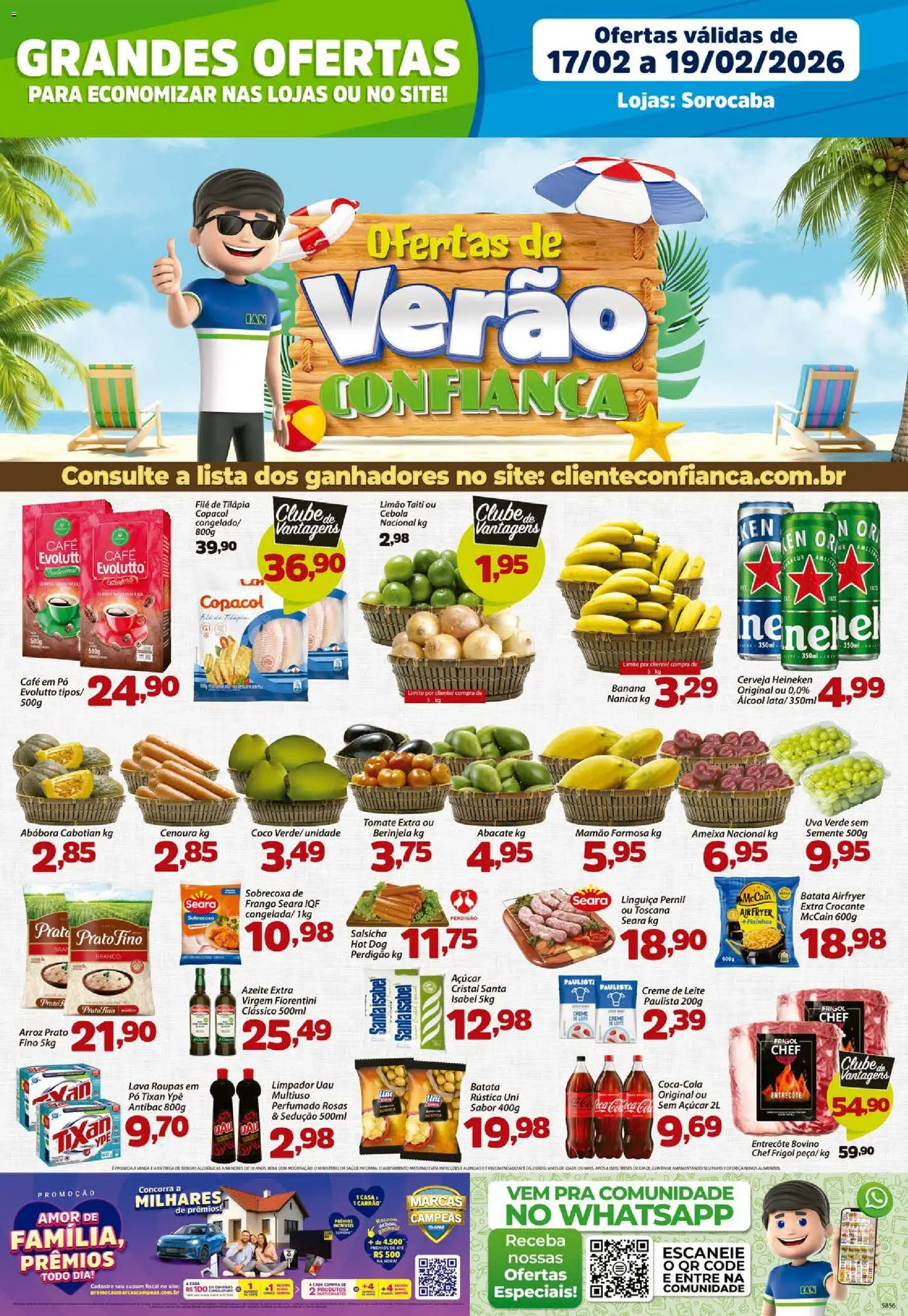 Pré-Visualização do folheto "Ofertas da semana" da loja Confiança válido a partir de 17/02/2026