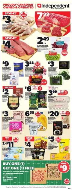 Preview of leaflet Black Friday from shop Independent Grocer is valid from Nov 13, 2025 | Page: 3