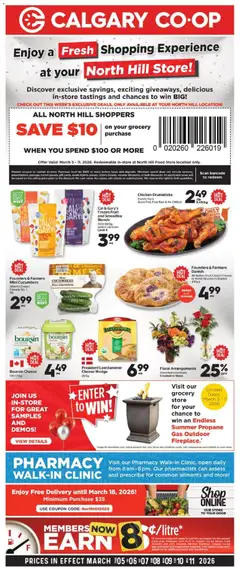 Un aperçu du dépliant Calgary Co-op weekly flyer / circulaire du magasin Calgary Co-op est valide à partir 5 mars 2026