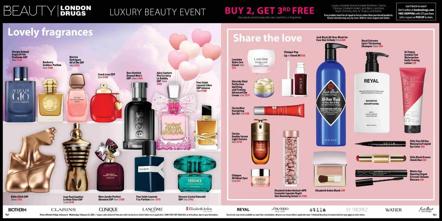 Preview of leaflet Luxury Insert from shop London Drugs is valid from Feb 06, 2026