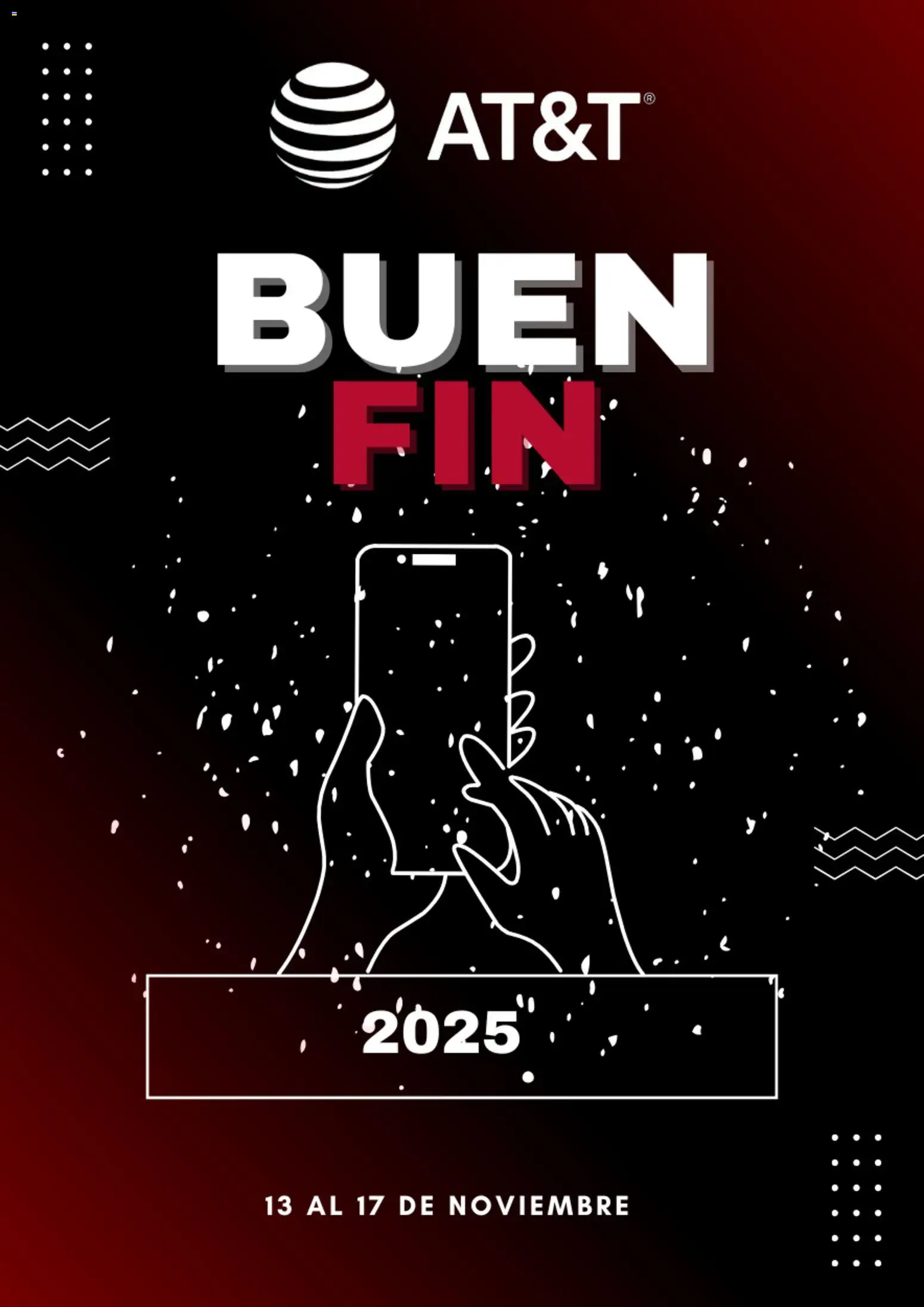 Vista previa las ofertas de la tienda AT&T - Buen Fin aviso desde el 07/11/2025 