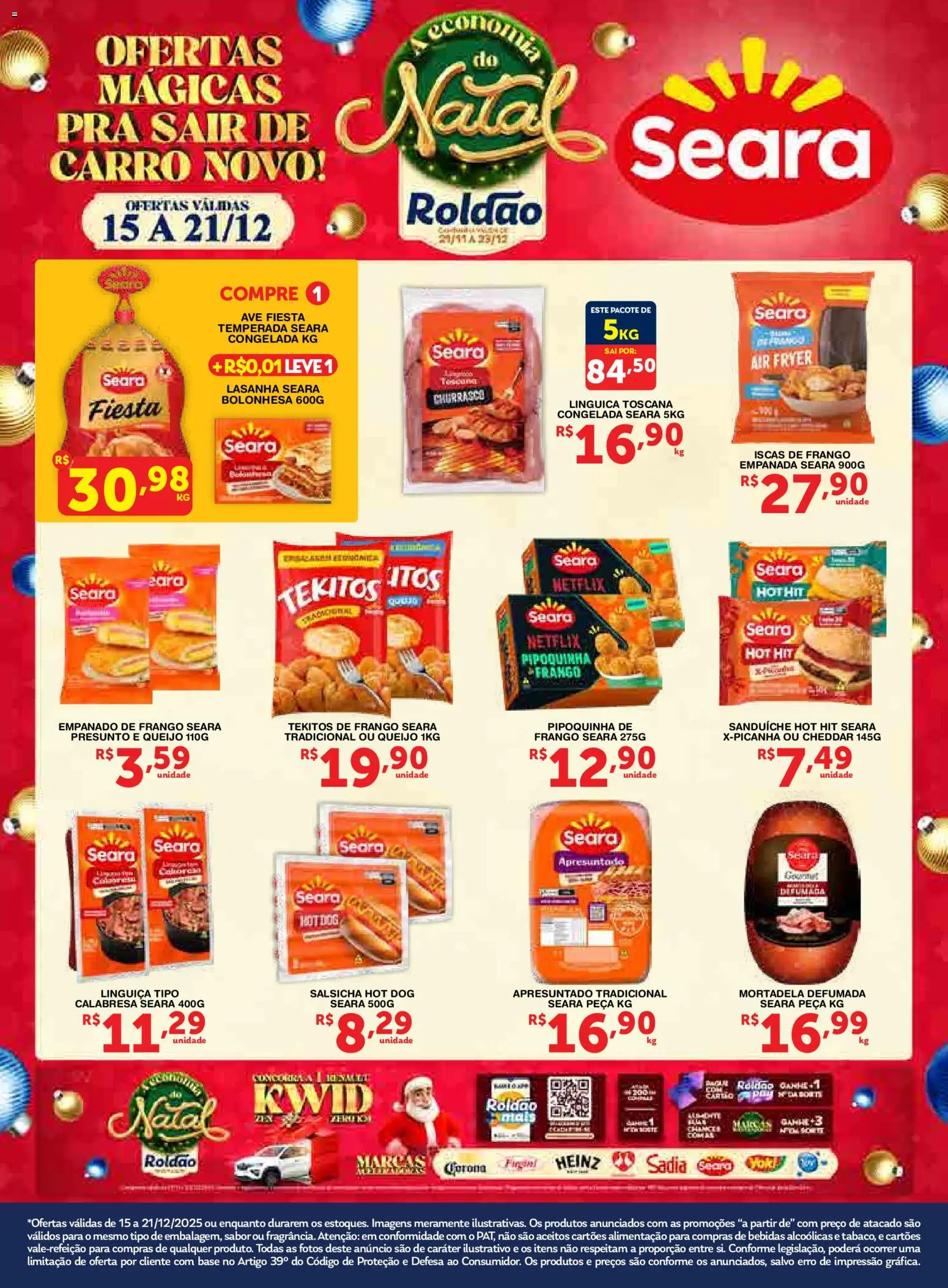 Pré-Visualização do folheto "Ofertas Seara" da loja Roldão válido a partir de 15/12/2025