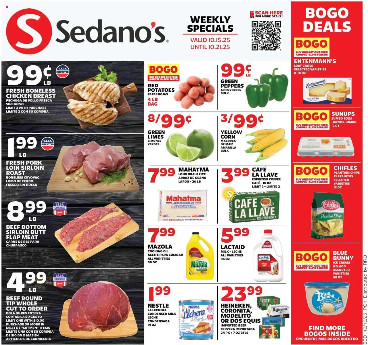 Sedano's Weekly Ad from 10/15/2025 - Flyer - Page number 1