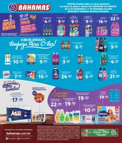 Pré-Visualização do folheto "Ofertas Higiene e Limpeza" da loja Bahamas Supermercados válido a partir de 16/11/2025