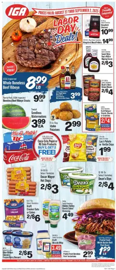 Ad Preview of IGA Weekly Ad from 08/27/2025