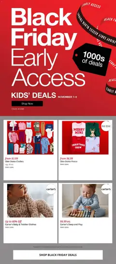 Ad Preview of JCPenney Black Friday Kid´s Deals from 11/07/2025