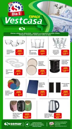 Pré-Visualização do folheto "Semar Supermercado ofertas Vestcasa" da loja Semar Supermercado válido a partir de 18/04/2026
