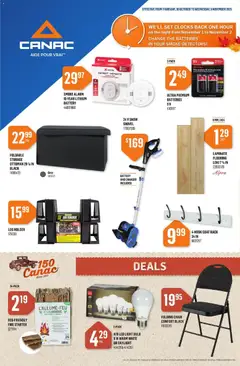 Preview of leaflet Weekly Flyer from shop Canac is valid from Oct 30, 2025