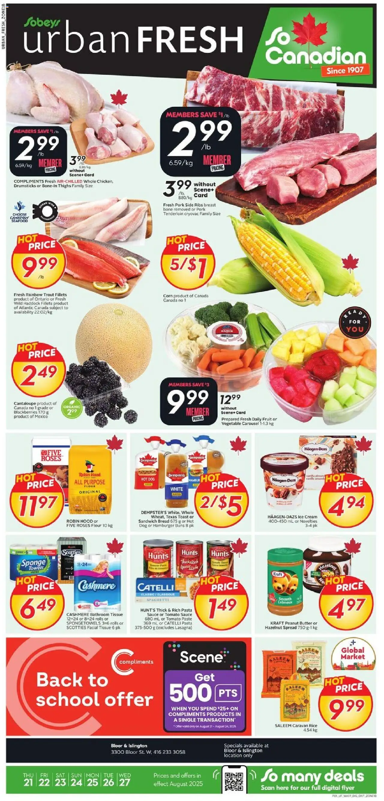 Sobeys flyer valid from Aug 21, 2025 - page number 1