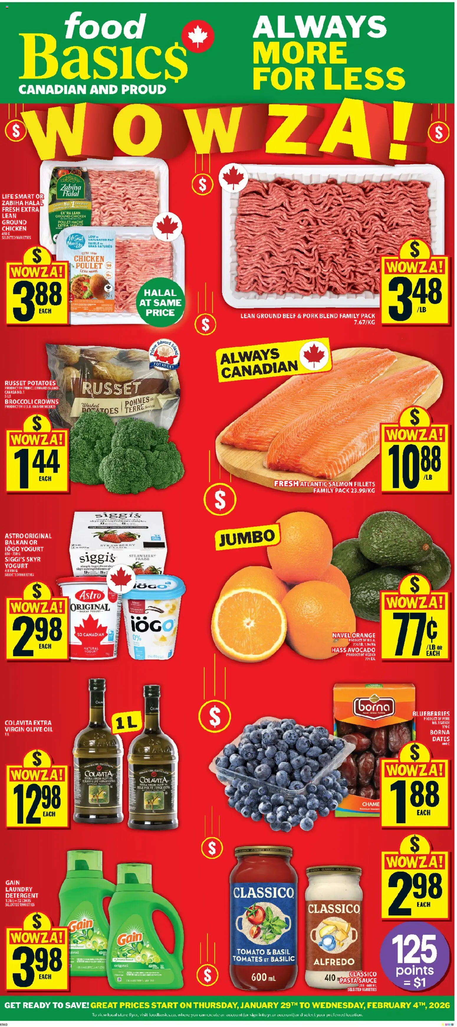 Preview of leaflet Weekly flyer / circulaire from shop Food Basics is valid from Jan 29, 2026