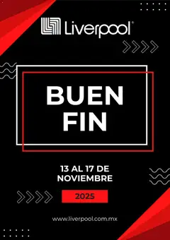 Vista previa las ofertas de la tienda Liverpool - Buen Fin desde el 13/11/2025 