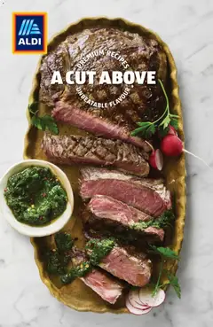 Preview of catalogue A Cut Above from shop Aldi valid 13/11/2025