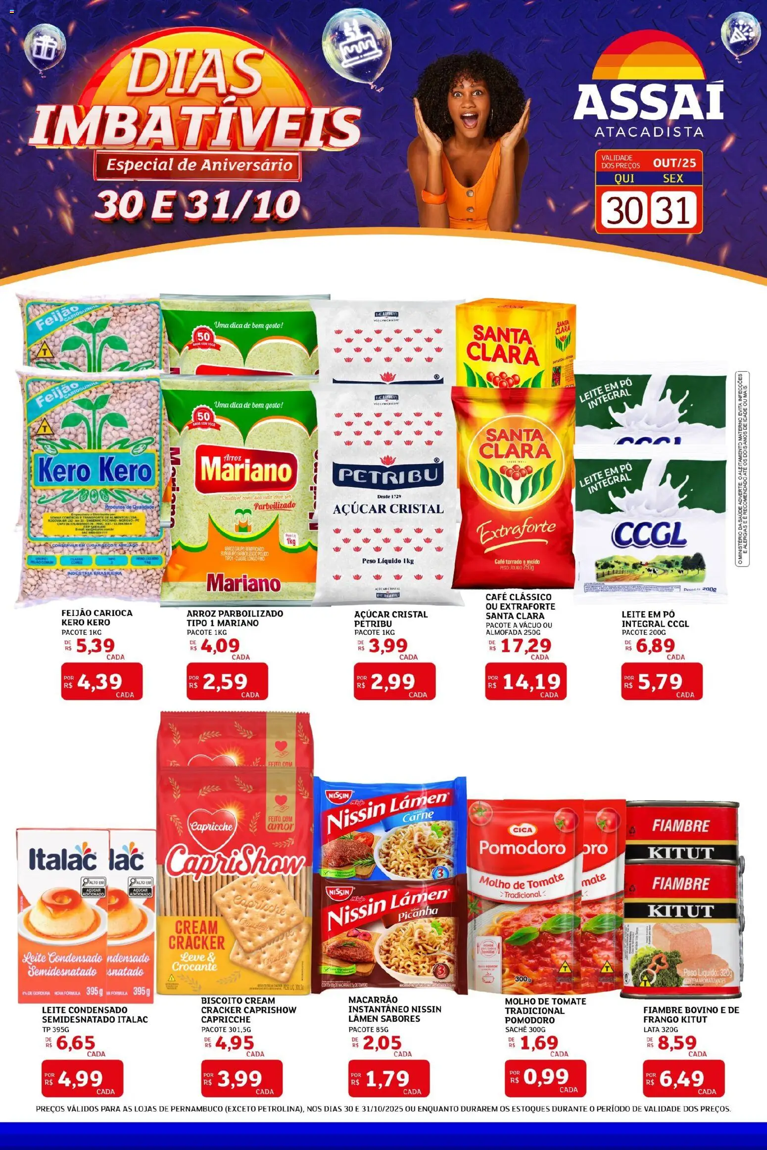 Pré-Visualização do folheto "Encarte - PE" da loja Assaí Atacadista válido a partir de 30/10/2025