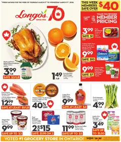 Un aperçu du dépliant Longo's weekly flyer / circulaire du magasin Longo's est valide à partir 5 mars 2026