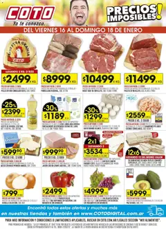 Vista previa del folleto de la tienda Coto válido desde el 16/01/2026 