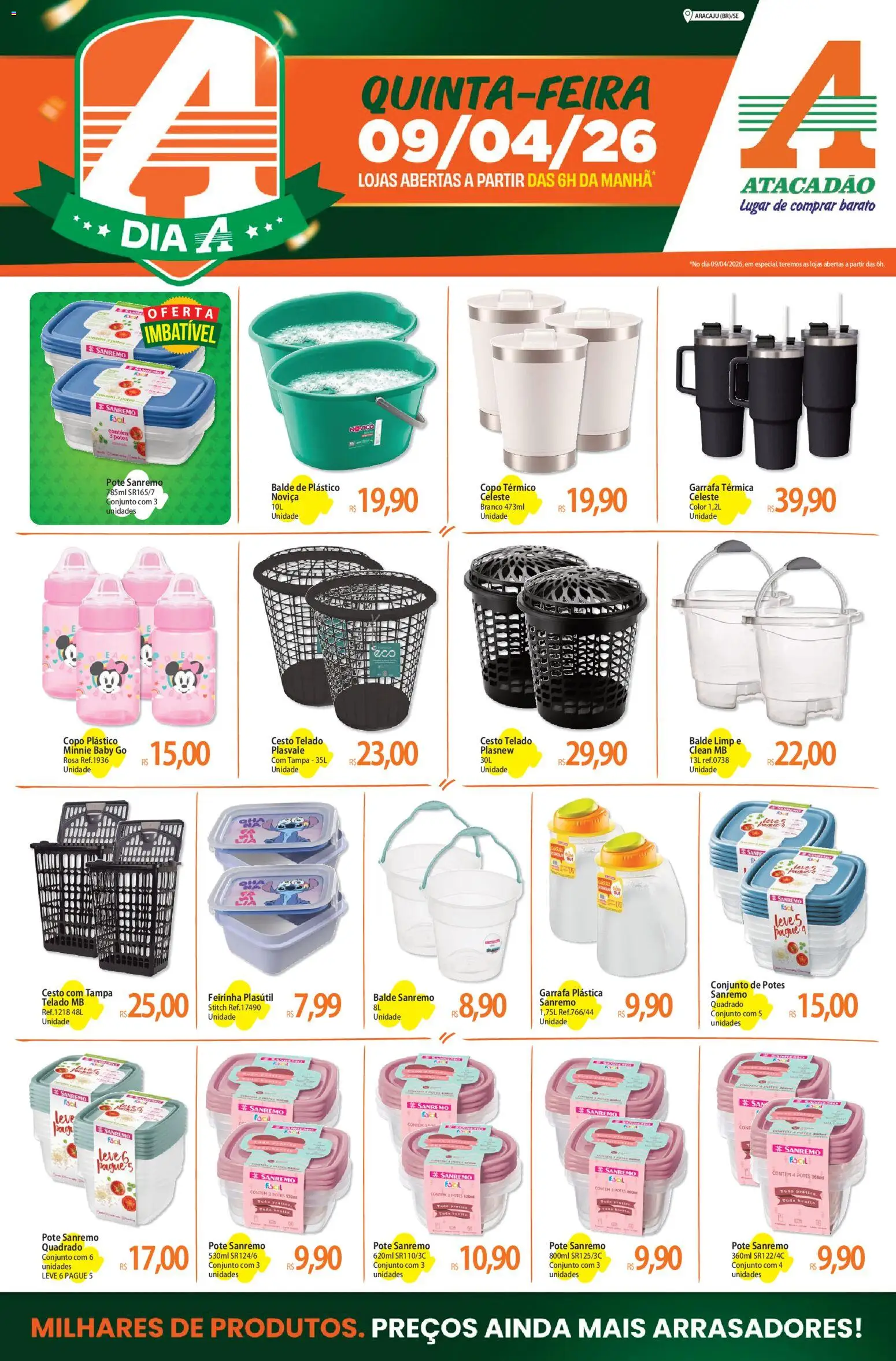 Pré-Visualização do folheto "Atacadão ofertas - SE" da loja Atacadão válido a partir de 09/04/2026