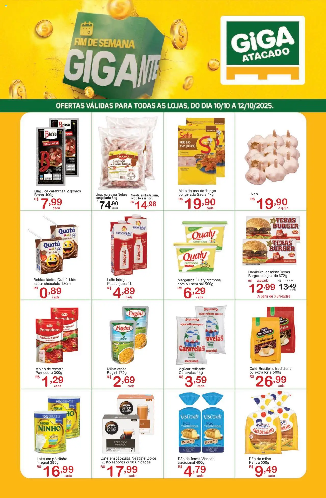 GIGA Atacado folheto "Ofertas da semana" válido a partir de 10/10/2025 - número de página 1